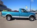 Island Blue Metallic 1999 Ford F150 XLT Regular Cab 4x4 Exterior