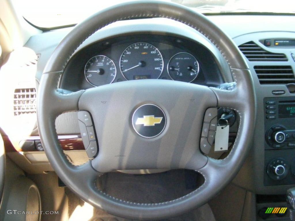 2007 Chevrolet Malibu LT Sedan Cashmere Beige Steering Wheel Photo #38829492