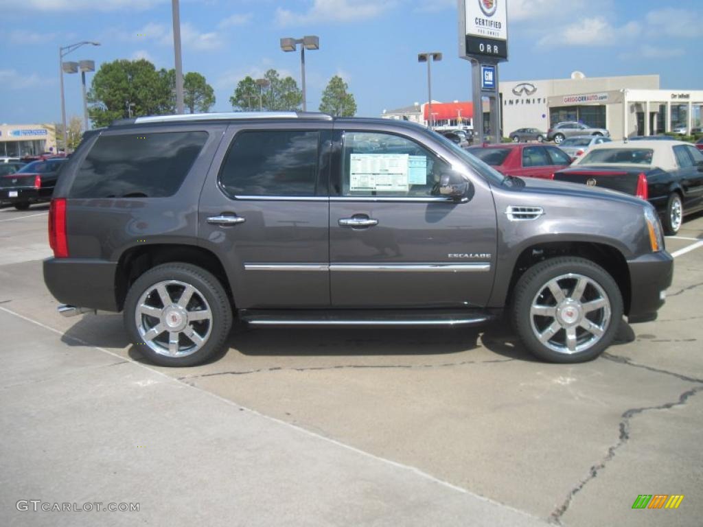 Galaxy Gray Metallic 2011 Cadillac Escalade Luxury Exterior Photo #38829624