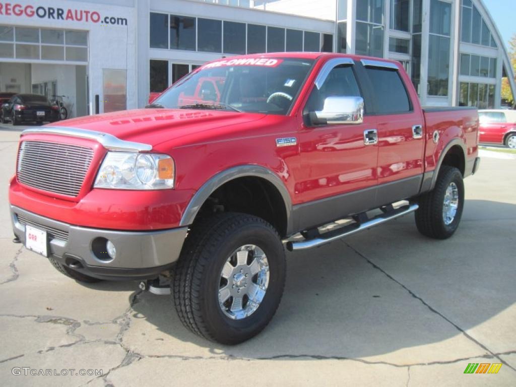 Bright Red Ford F150