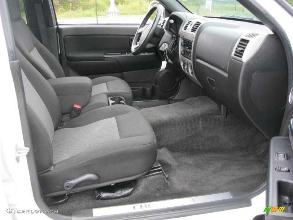 Ebony Interior 2009 Chevrolet Colorado LT Crew Cab Photo #38832004