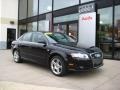 2008 Brilliant Black Audi A4 2.0T quattro S-Line Sedan  photo #1