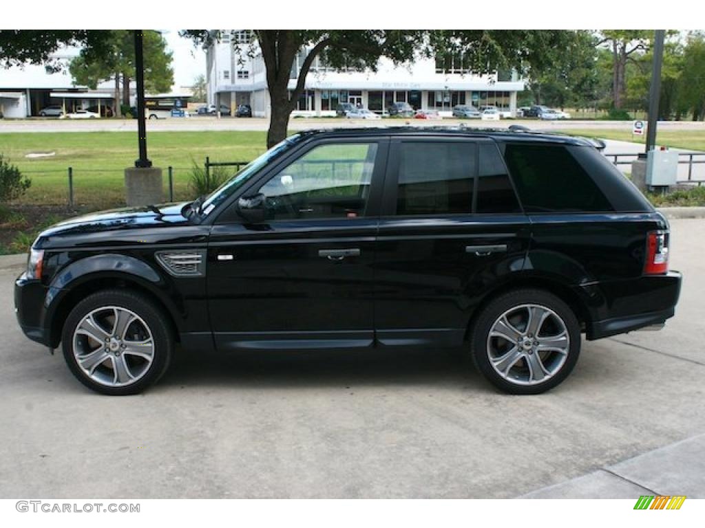 Santorini Black Metallic 2011 Land Rover Range Rover Sport Supercharged Exterior Photo #38835724
