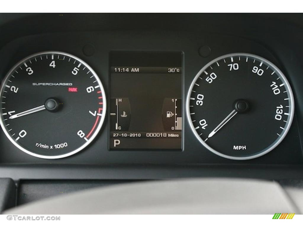 2011 Land Rover Range Rover Sport Supercharged Gauges Photo #38835788
