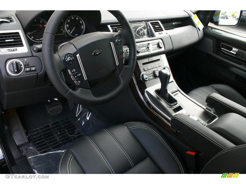 Ebony/Ebony Interior 2011 Land Rover Range Rover Sport Supercharged Photo #38835804