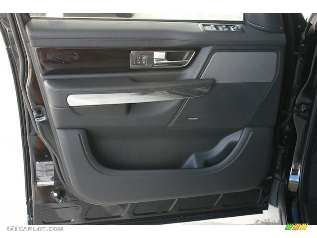 2011 Land Rover Range Rover Sport Supercharged Ebony/Ebony Door Panel Photo #38836212