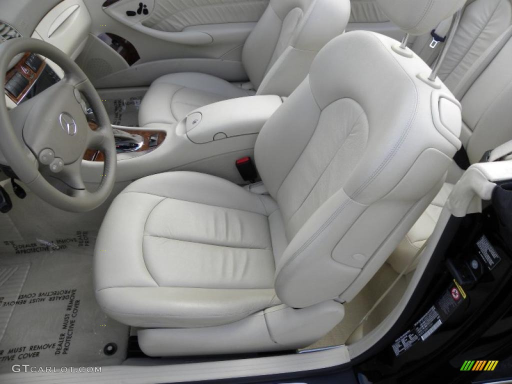 Stone Interior 2006 Mercedes-Benz CLK 500 Coupe Photo #38836332