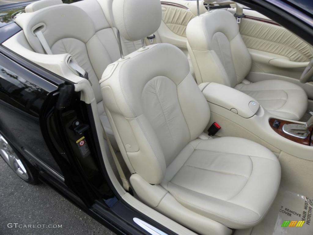 Stone Interior 2006 Mercedes-Benz CLK 500 Coupe Photo #38836372