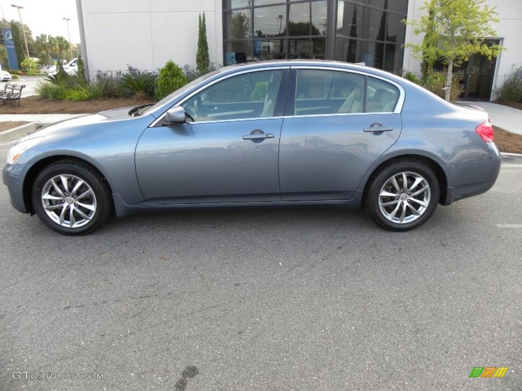 Lakeshore Slate Light Blue 2008 Infiniti G 35 x Sedan Exterior Photo #38836616