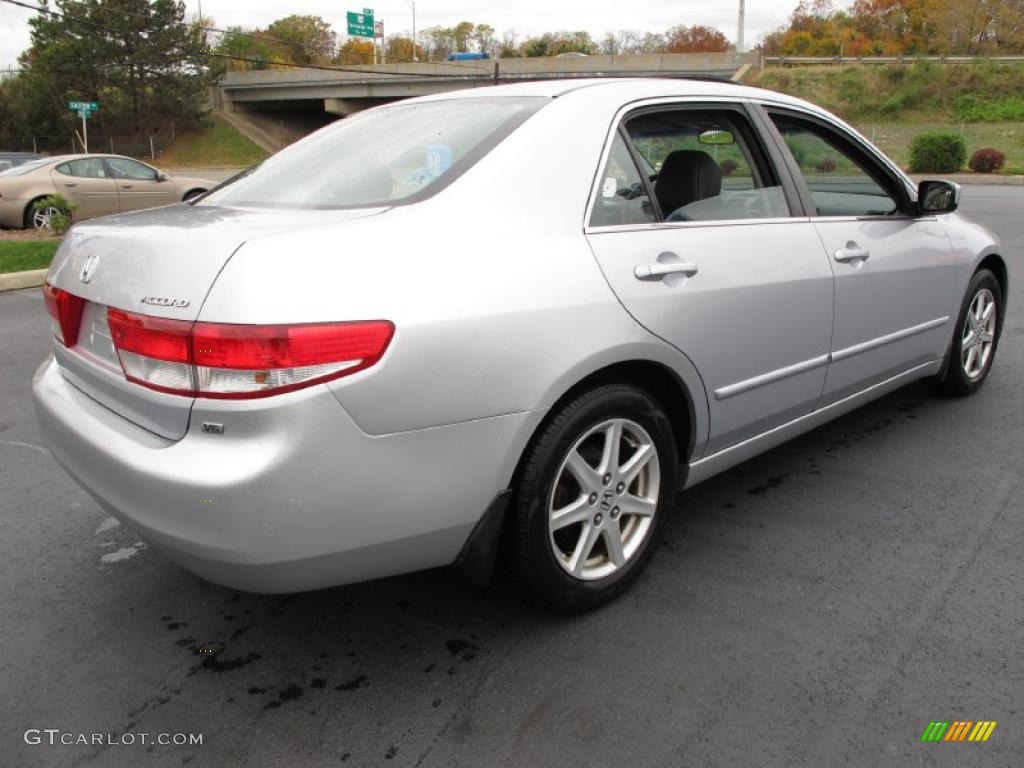2003 Accord EX V6 Sedan - Satin Silver Metallic / Black photo #7