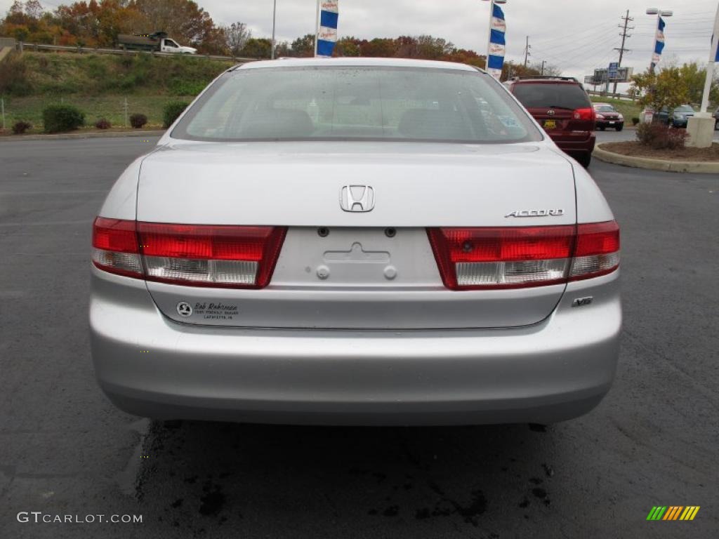 2003 Accord EX V6 Sedan - Satin Silver Metallic / Black photo #8