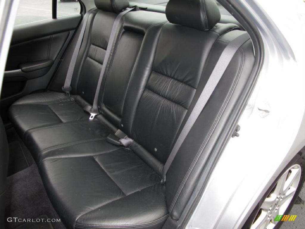 Black Interior 2003 Honda Accord EX V6 Sedan Photo #38837312