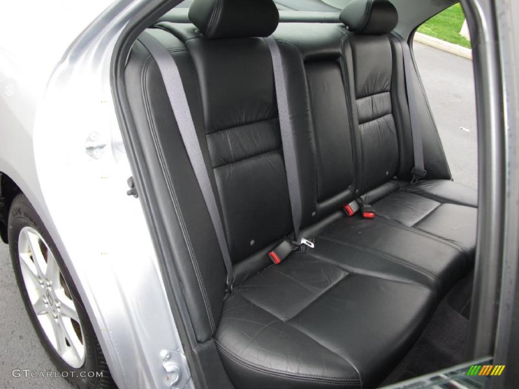 2003 Accord EX V6 Sedan - Satin Silver Metallic / Black photo #14