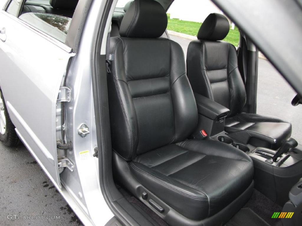 2003 Accord EX V6 Sedan - Satin Silver Metallic / Black photo #15