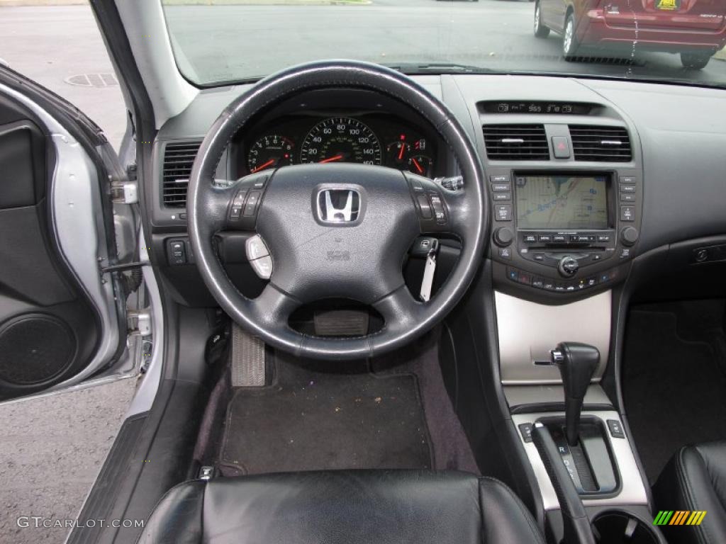 2003 Honda Accord EX V6 Sedan Black Dashboard Photo #38837364