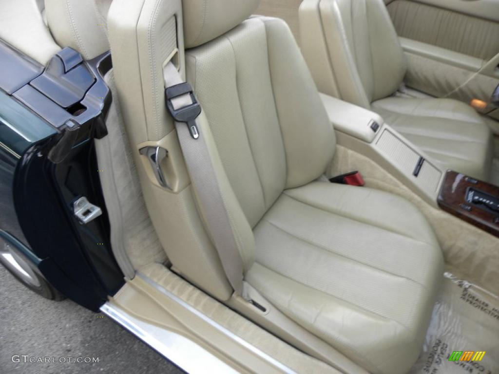 Parchment Beige Interior 1995 Mercedes-Benz SL 500 Roadster Photo #38837472