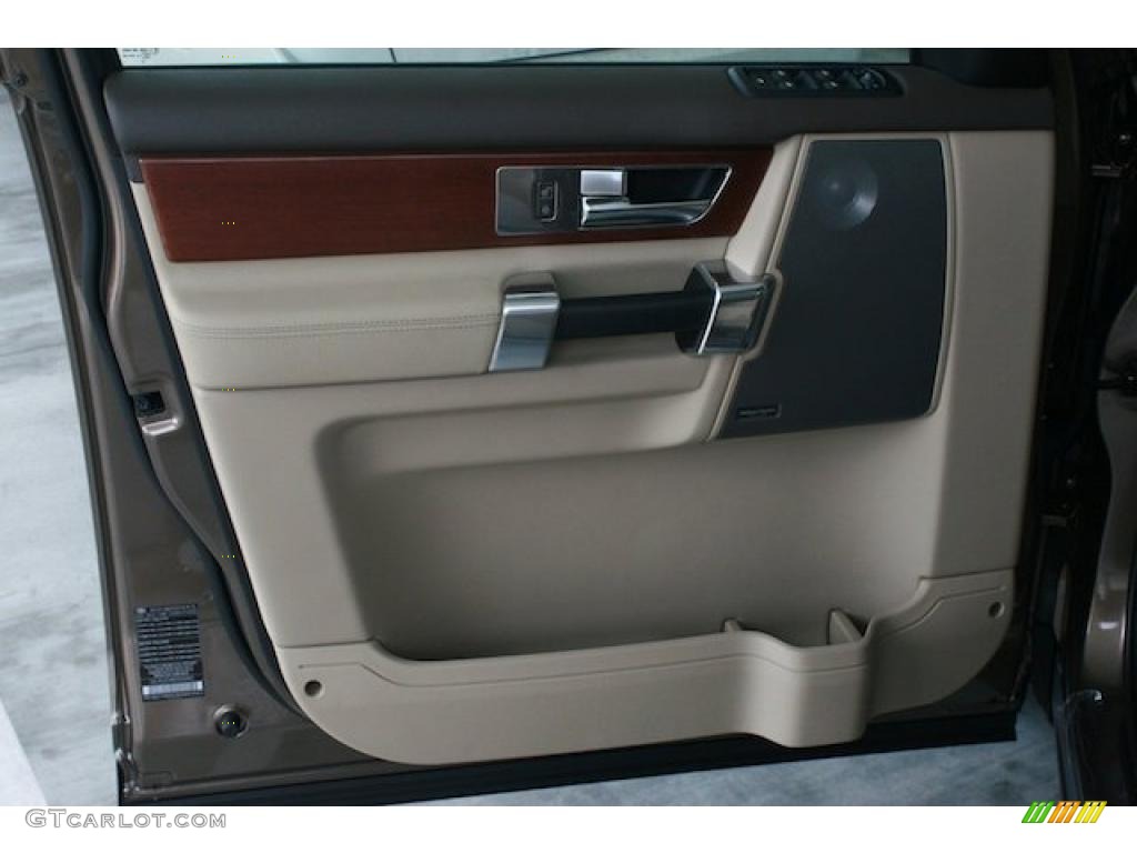 2011 Land Rover LR4 HSE Almond/Arabica Door Panel Photo #38837508