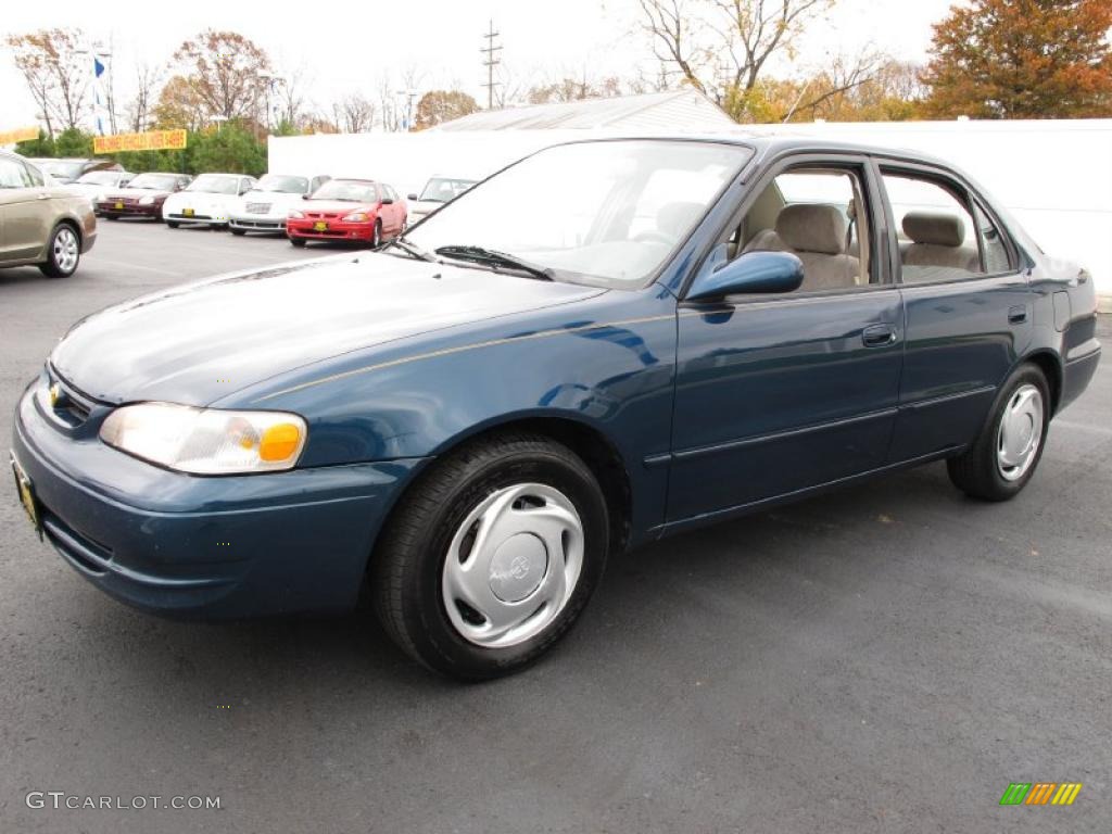 1998 Corolla LE - Dark Blue Pearl / Gray photo #3