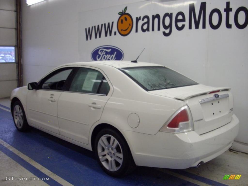 2008 Fusion SEL V6 AWD - White Suede / Charcoal Black photo #3