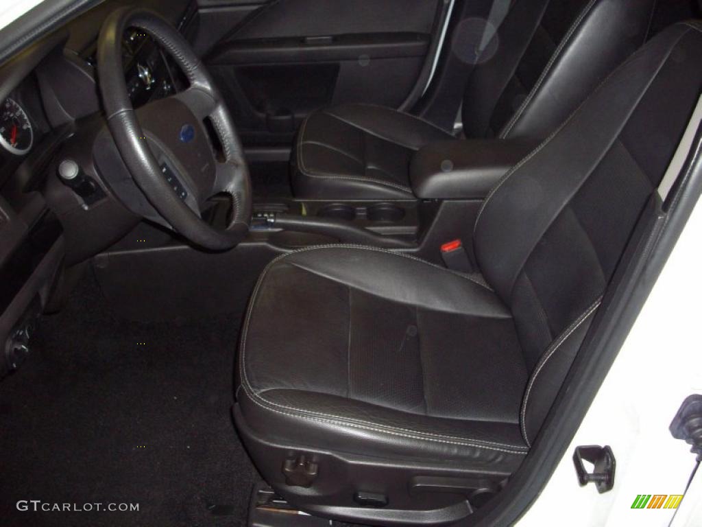 2008 Fusion SEL V6 AWD - White Suede / Charcoal Black photo #9
