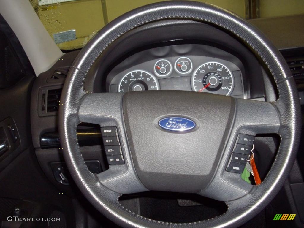 2008 Fusion SEL V6 AWD - White Suede / Charcoal Black photo #13