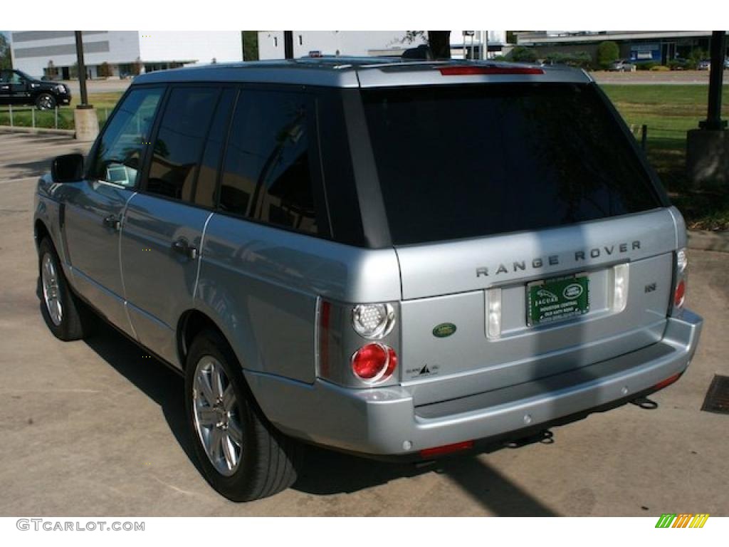 2008 Range Rover V8 HSE - Zermatt Silver Metallic / Jet Black photo #9