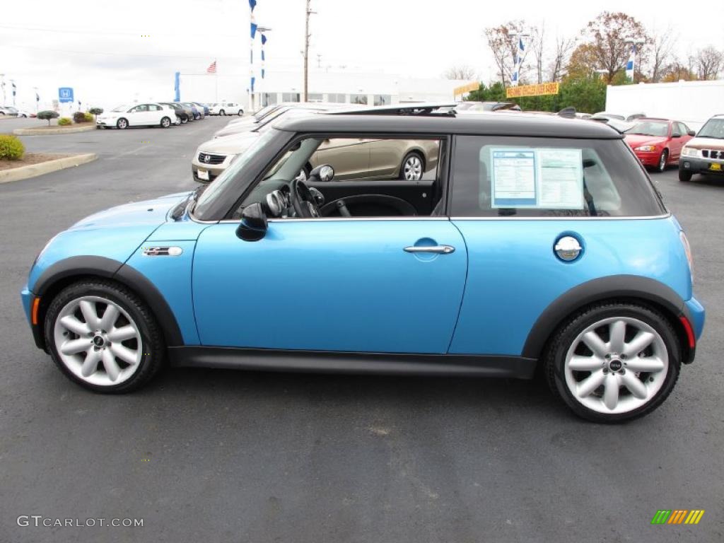 2004 Cooper S Hardtop - Electric Blue Metallic / Panther Black photo #1