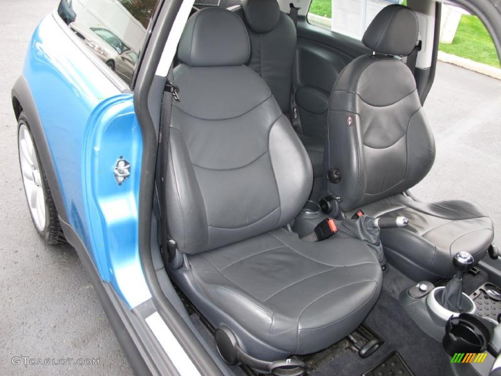 2004 Cooper S Hardtop - Electric Blue Metallic / Panther Black photo #14