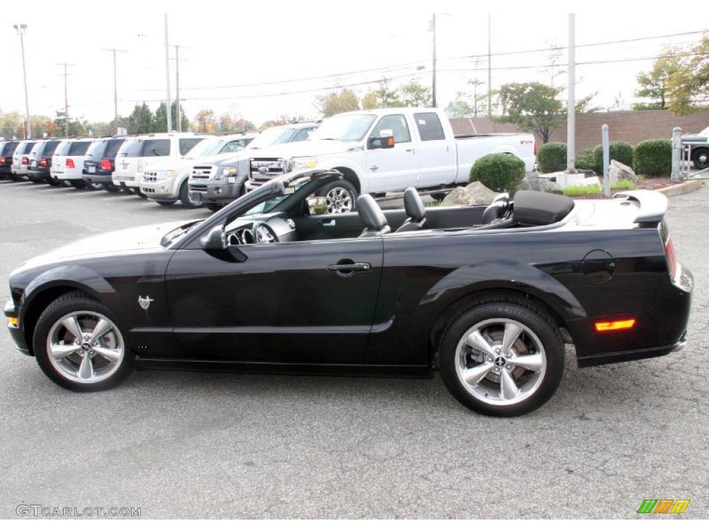 Black 2009 Ford Mustang GT Premium Convertible Exterior Photo #38840036