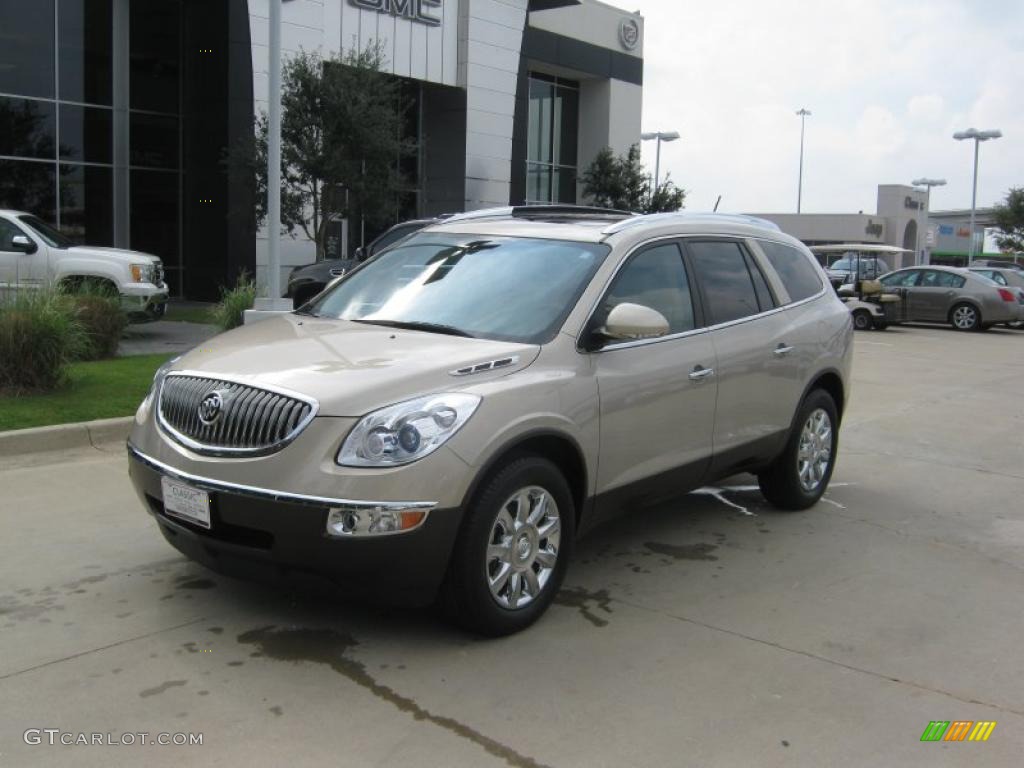 2011 Enclave CXL - Gold Mist Metallic / Cashmere/Cocoa photo #1