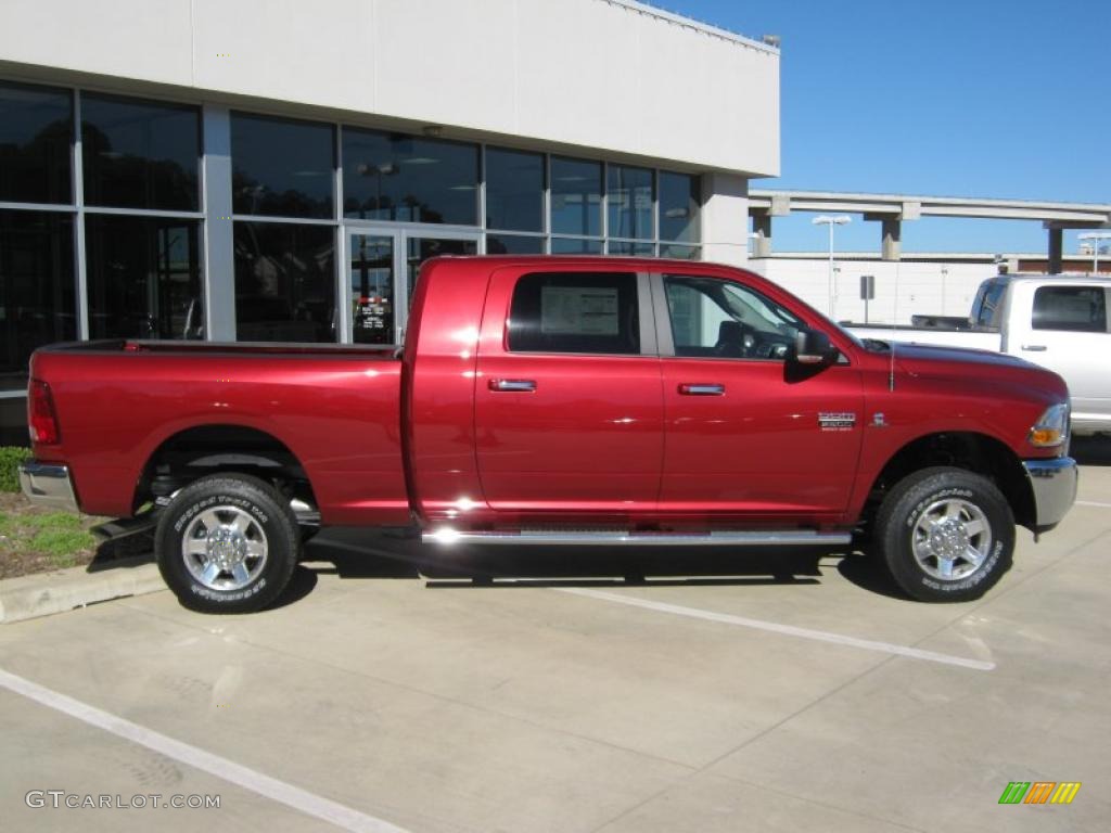 Deep Cherry Crystal Pearl 2011 Dodge Ram 2500 HD SLT Mega Cab 4x4 Exterior Photo #38840824