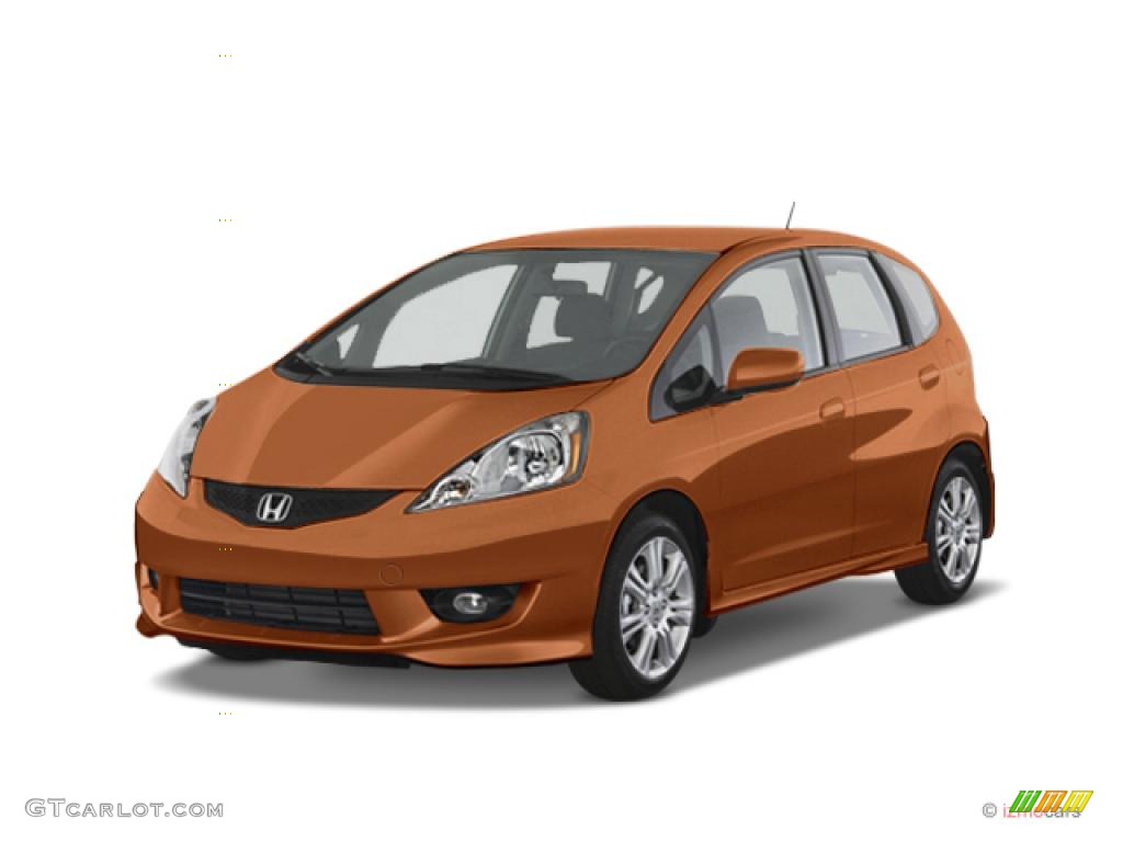 2010 Honda fit sport orange