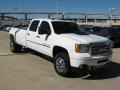 Front 3/4 View of 2011 Sierra 3500HD Denali Crew Cab 4x4 Dually