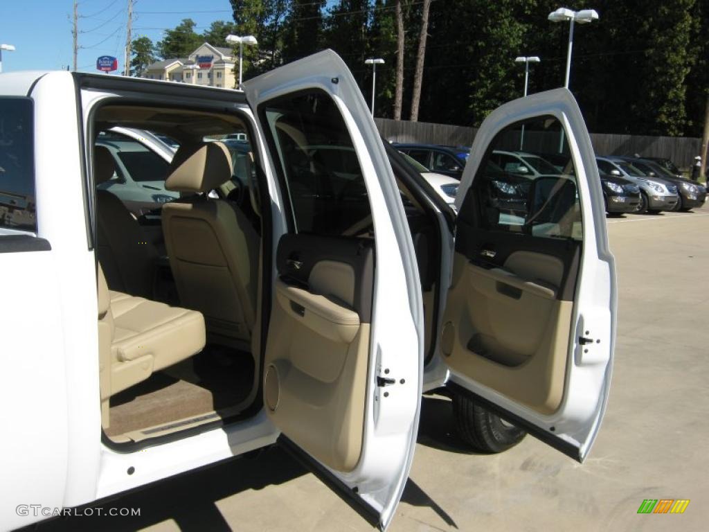 Cocoa/Light Cashmere Interior 2011 GMC Sierra 3500HD Denali Crew Cab 4x4 Dually Photo #38842856