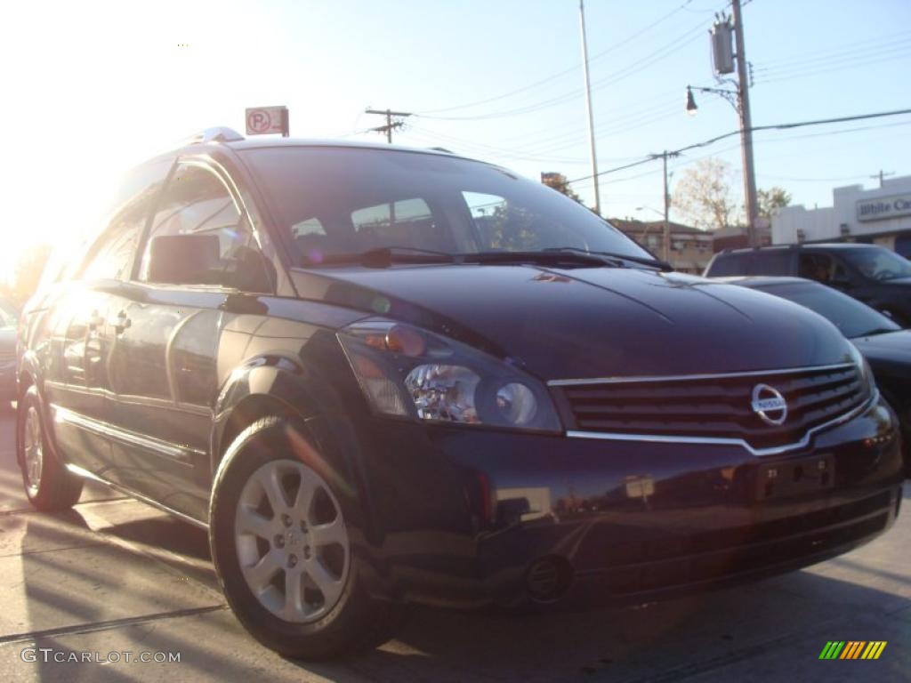 2008 Quest 3.5 S - Majestic Blue Metallic / Beige photo #1