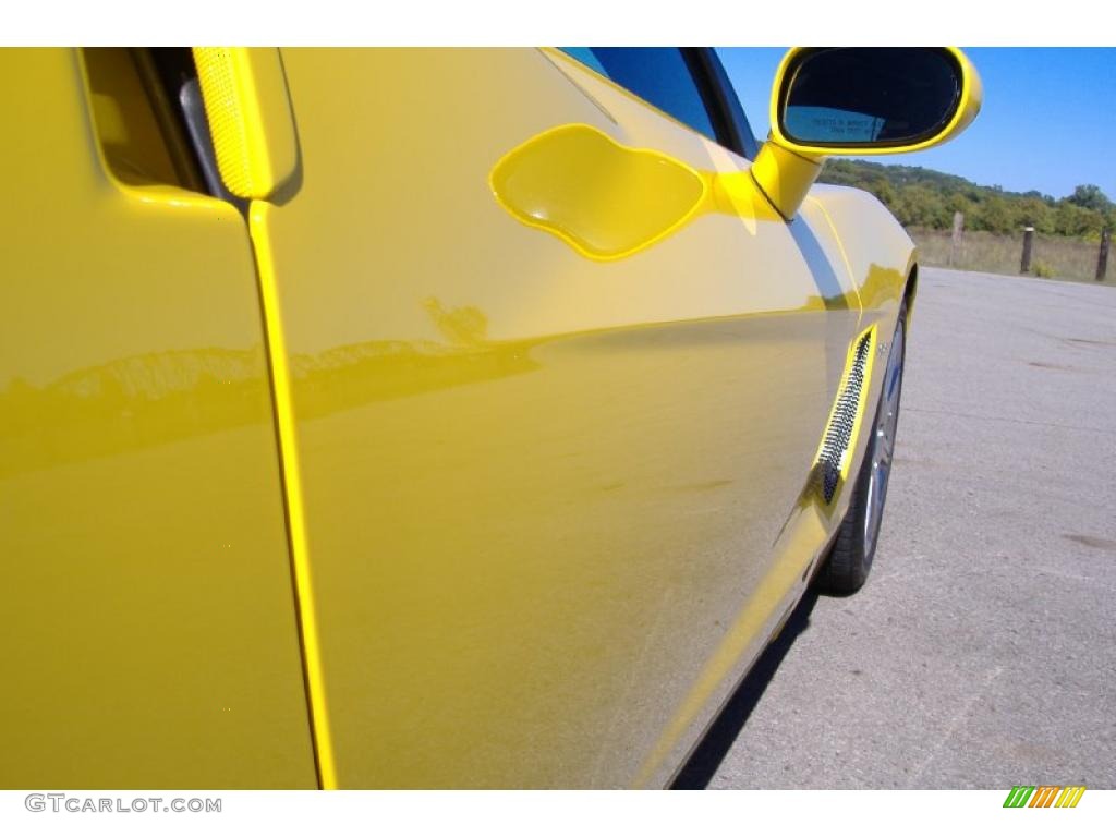 2008 Corvette ZHZ Hertz Edition Coupe - Velocity Yellow / Ebony photo #14
