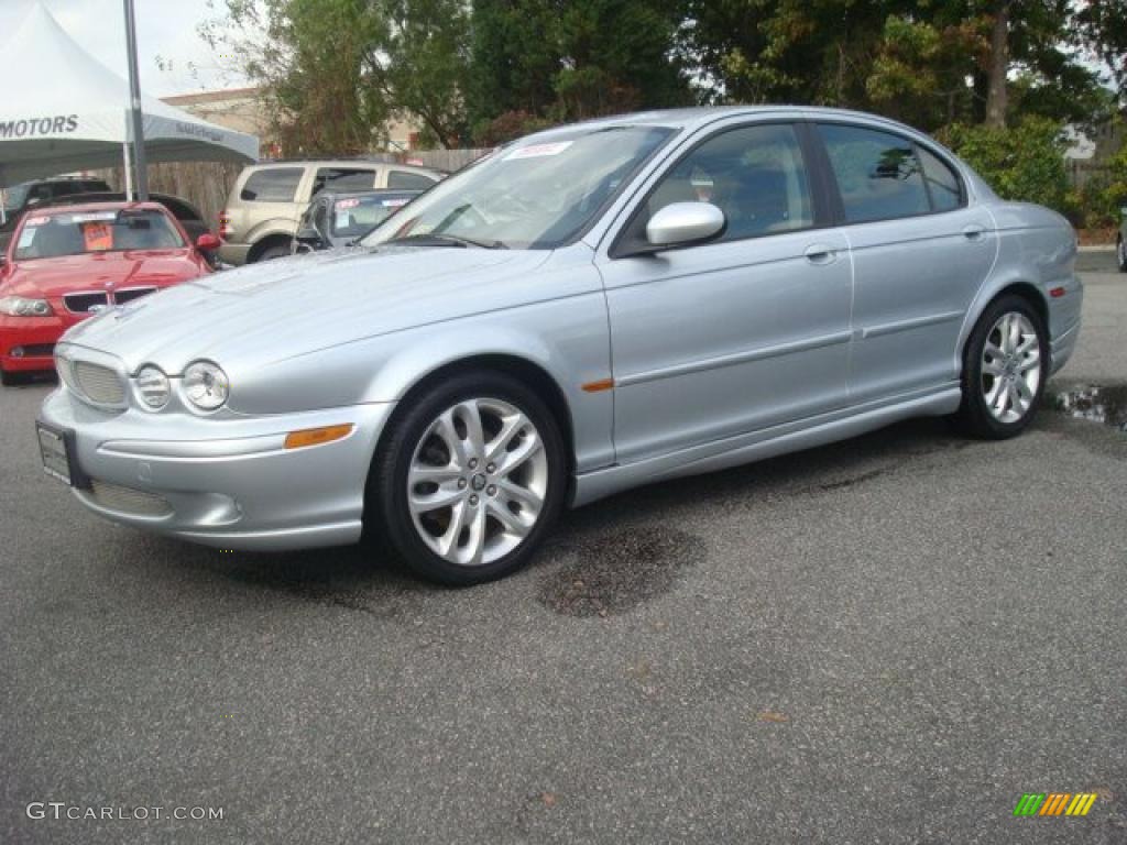 Liquid Silver Metallic 2006 Jaguar X-Type 3.0 Exterior Photo #38844220