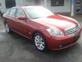 2007 Crimson Roulette Pearl Infiniti M 35x Sedan  photo #8