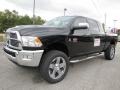 2011 Brilliant Black Crystal Pearl Dodge Ram 2500 HD Laramie Mega Cab 4x4  photo #3