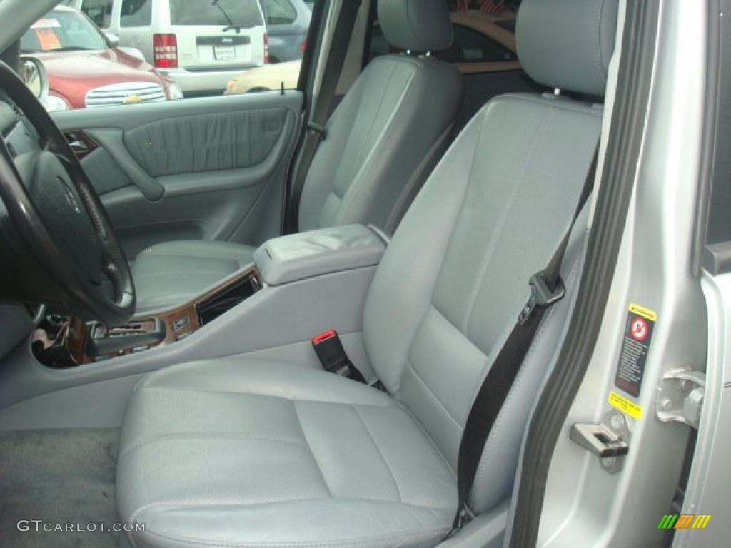 Ash Interior 2002 Mercedes-Benz ML 500 4Matic Photo #38845884