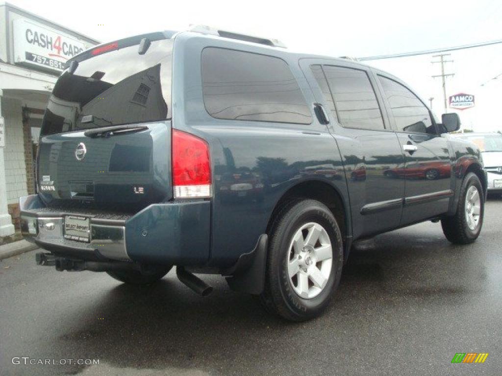 2004 Armada LE - Deep Water Blue Metallic / Steel/Titanium photo #5