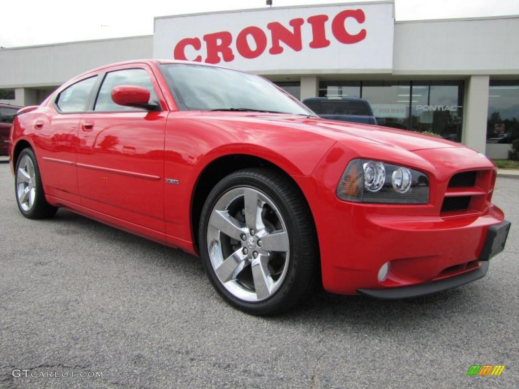 2010 Charger R/T - TorRed / Dark Slate Gray photo #1