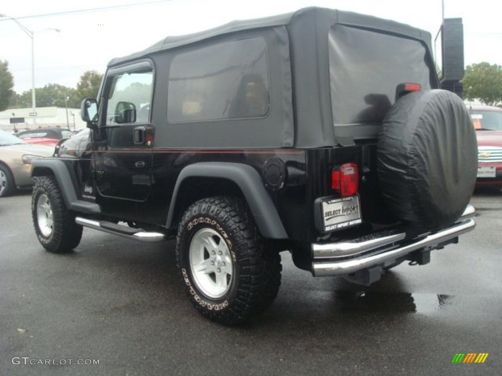 2004 Wrangler Unlimited 4x4 - Black / Dark Slate Gray photo #4