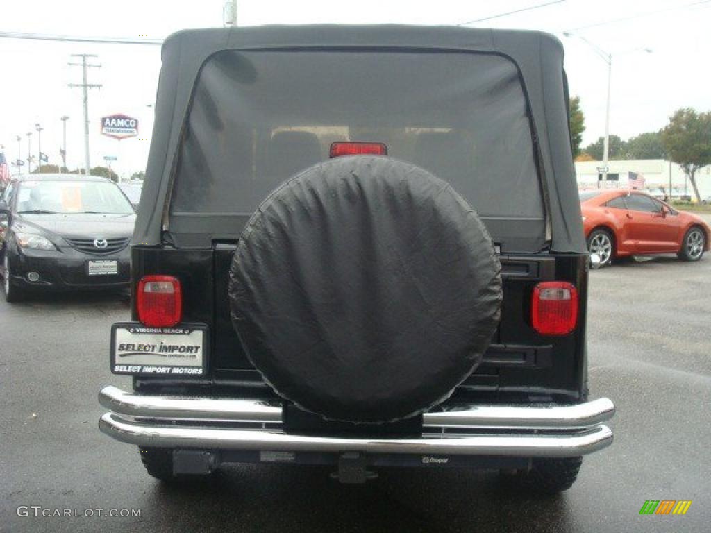 2004 Wrangler Unlimited 4x4 - Black / Dark Slate Gray photo #5