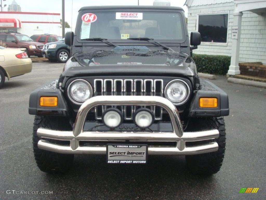 2004 Wrangler Unlimited 4x4 - Black / Dark Slate Gray photo #10