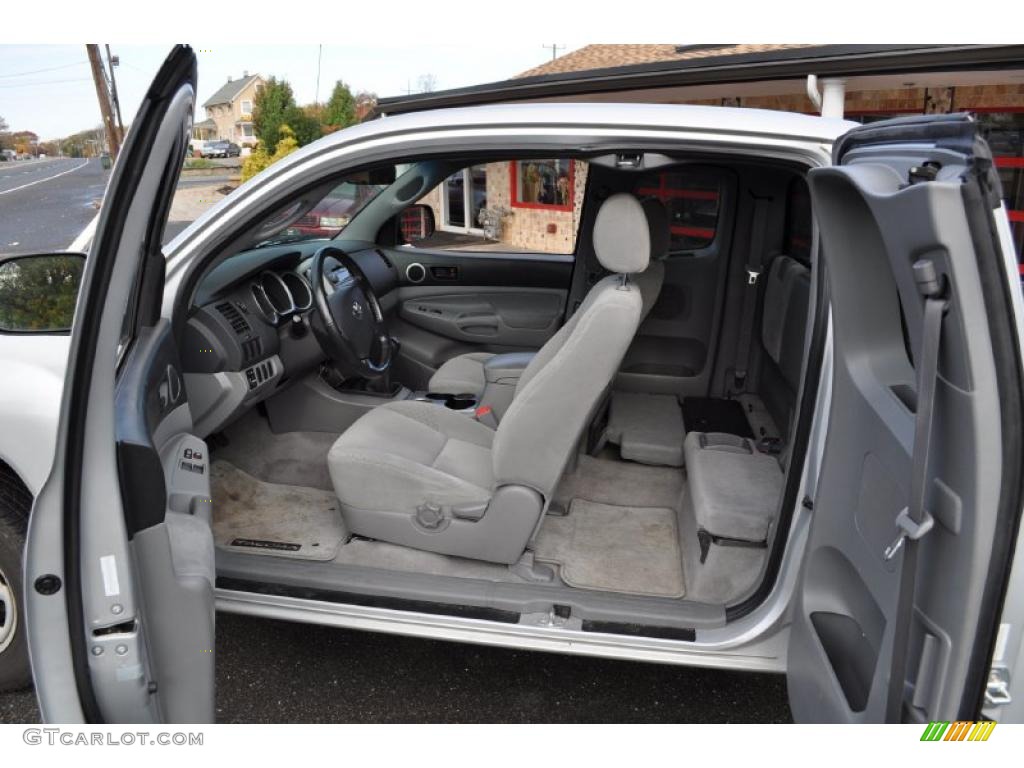 2007 Tacoma Access Cab - Silver Streak Mica / Graphite Gray photo #17