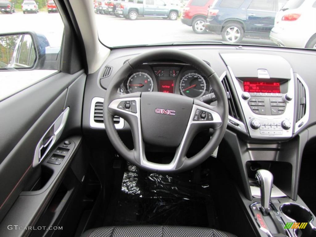 2011 GMC Terrain SLE Jet Black Dashboard Photo #38848804