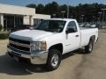 2007 Summit White Chevrolet Silverado 2500HD Work Truck Regular Cab 4x4  photo #1