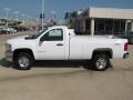 2007 Summit White Chevrolet Silverado 2500HD Work Truck Regular Cab 4x4  photo #2