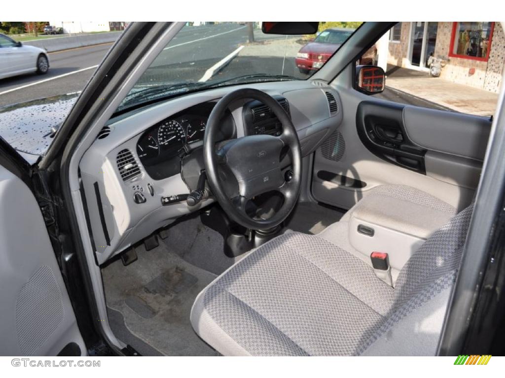 Dark Graphite Interior 1999 Ford Ranger XLT Extended Cab Photo #38849296